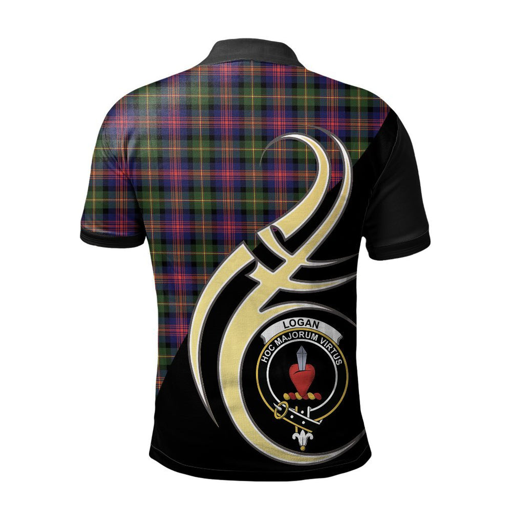 Clan Logan Modern Tartan Polo Shirt - Believe In Me Style JF52 Logan Modern Tartan Tartan Polo   