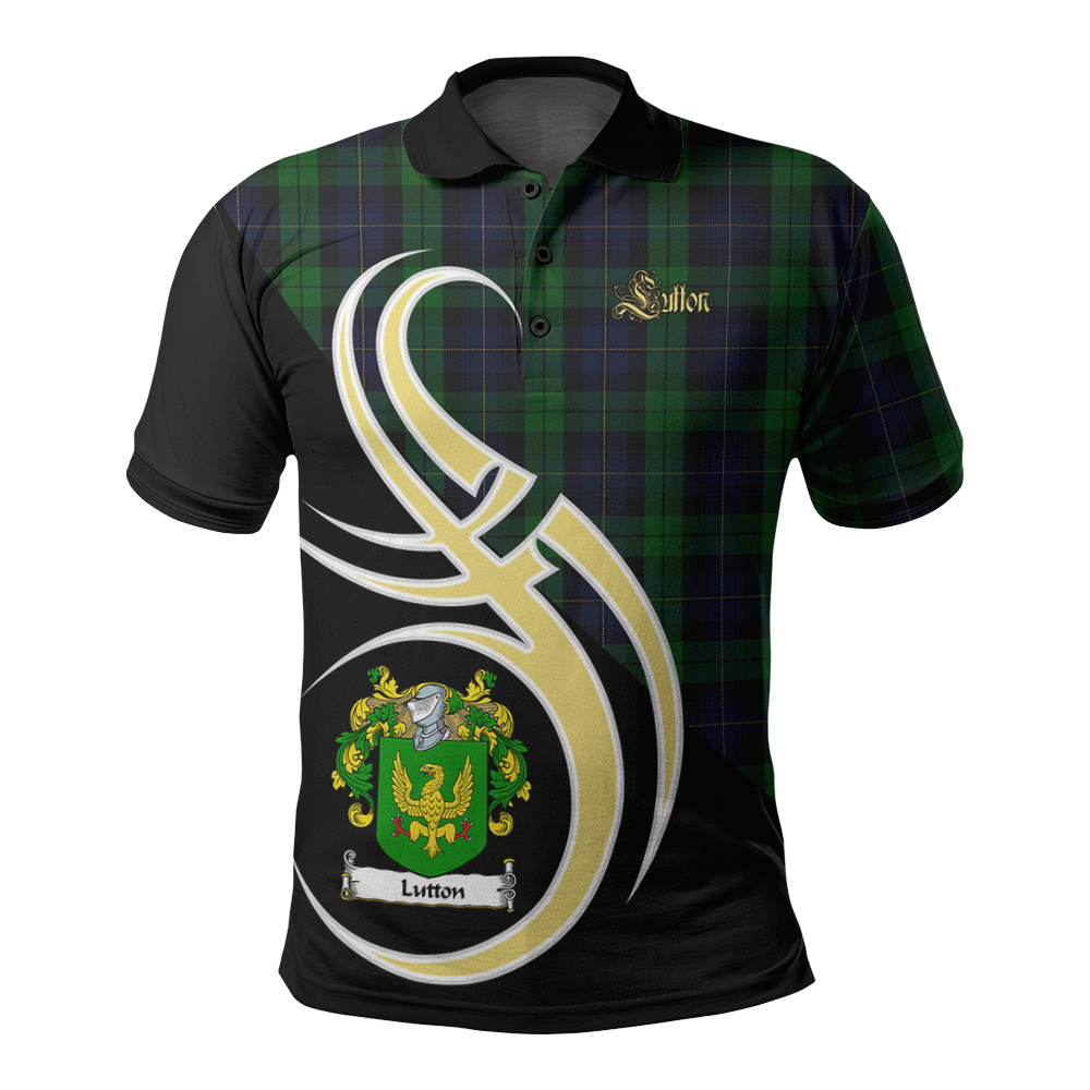 Clan Lutton Tartan Polo Shirt - Believe In Me Style VY59 Lutton Tartan Tartan Polo   