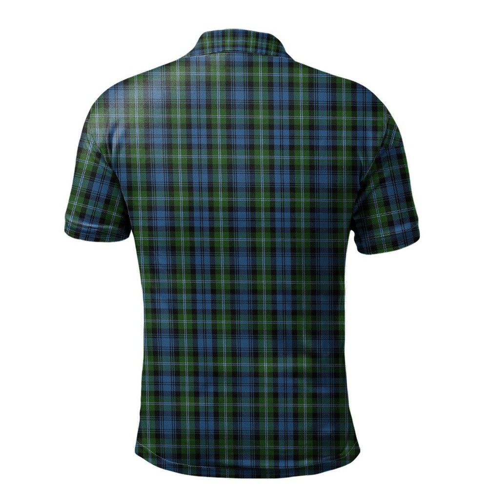 Clan Lyon Tartan Polo Shirt HX84 Lyon Tartan Tartan Polo   