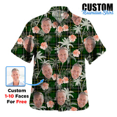 Clan MacAlpin Modern Tartan Custom Face Hawaiian Shirt – Unisex Gift for Family Members, Summer Party BT98 MacAlpin Modern Tartan Tartan Hawaii Shirt