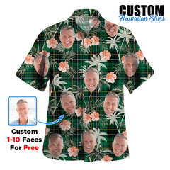 Clan MacAlpine Ancient Tartan Custom Face Hawaiian Shirt – Unisex Gift for Family Members, Summer Party ZD27 MacAlpine Ancient Tartan Tartan Hawaii Shirt