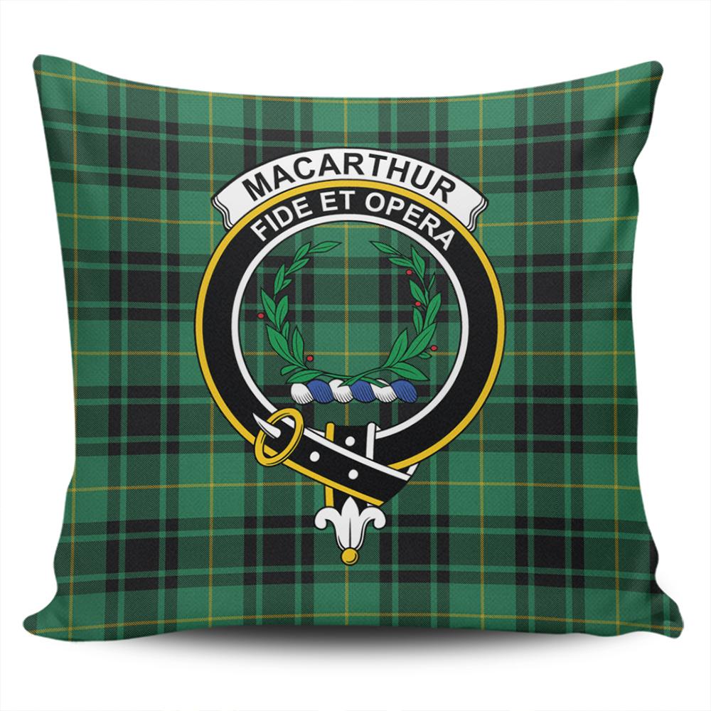 Clan MacArthur Ancient Tartan Crest Pillow Cover TZ13 Clan MacArthur Tartan Today   