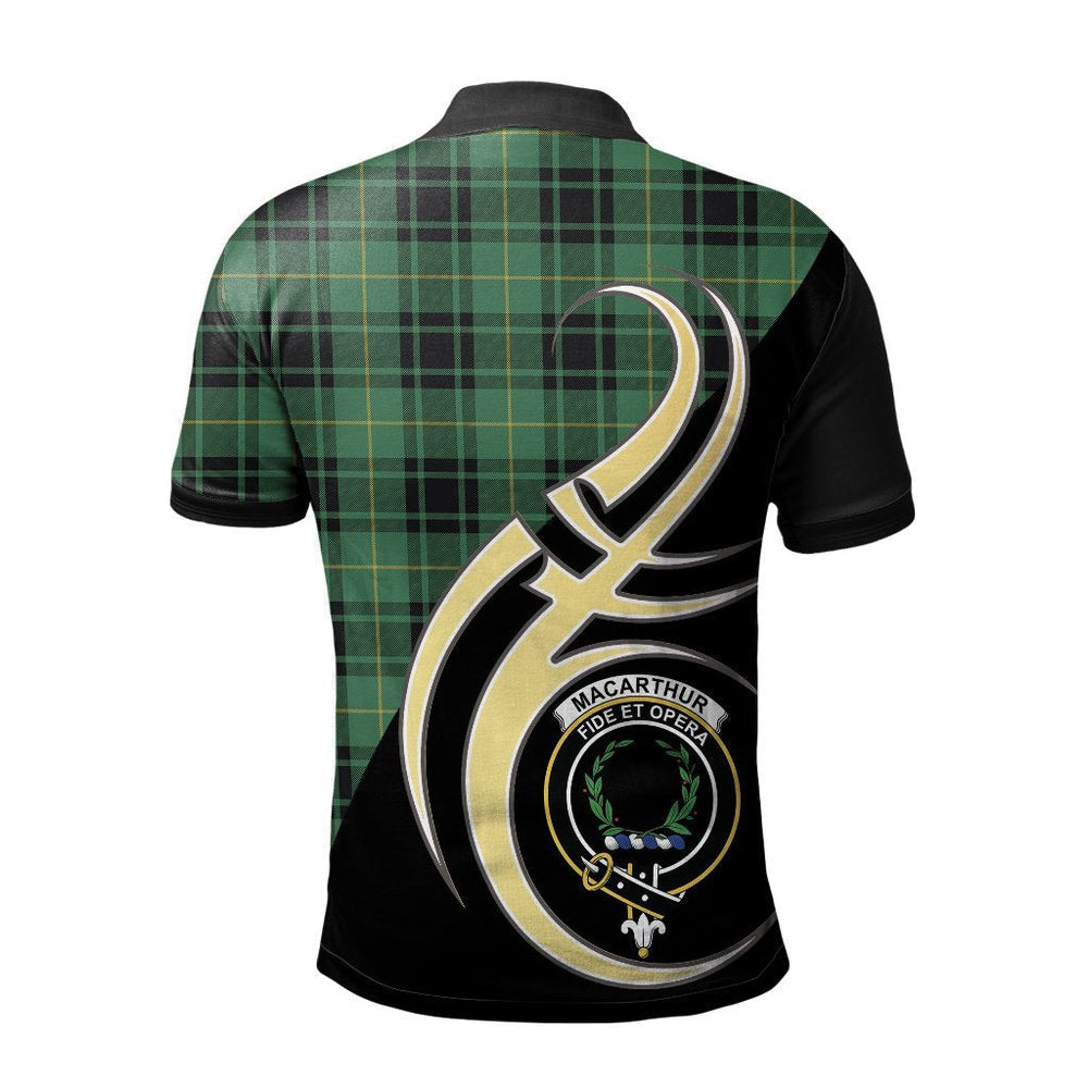 Clan MacArthur Ancient Tartan Polo Shirt - Believe In Me Style FI51 MacArthur Ancient Tartan Tartan Polo   