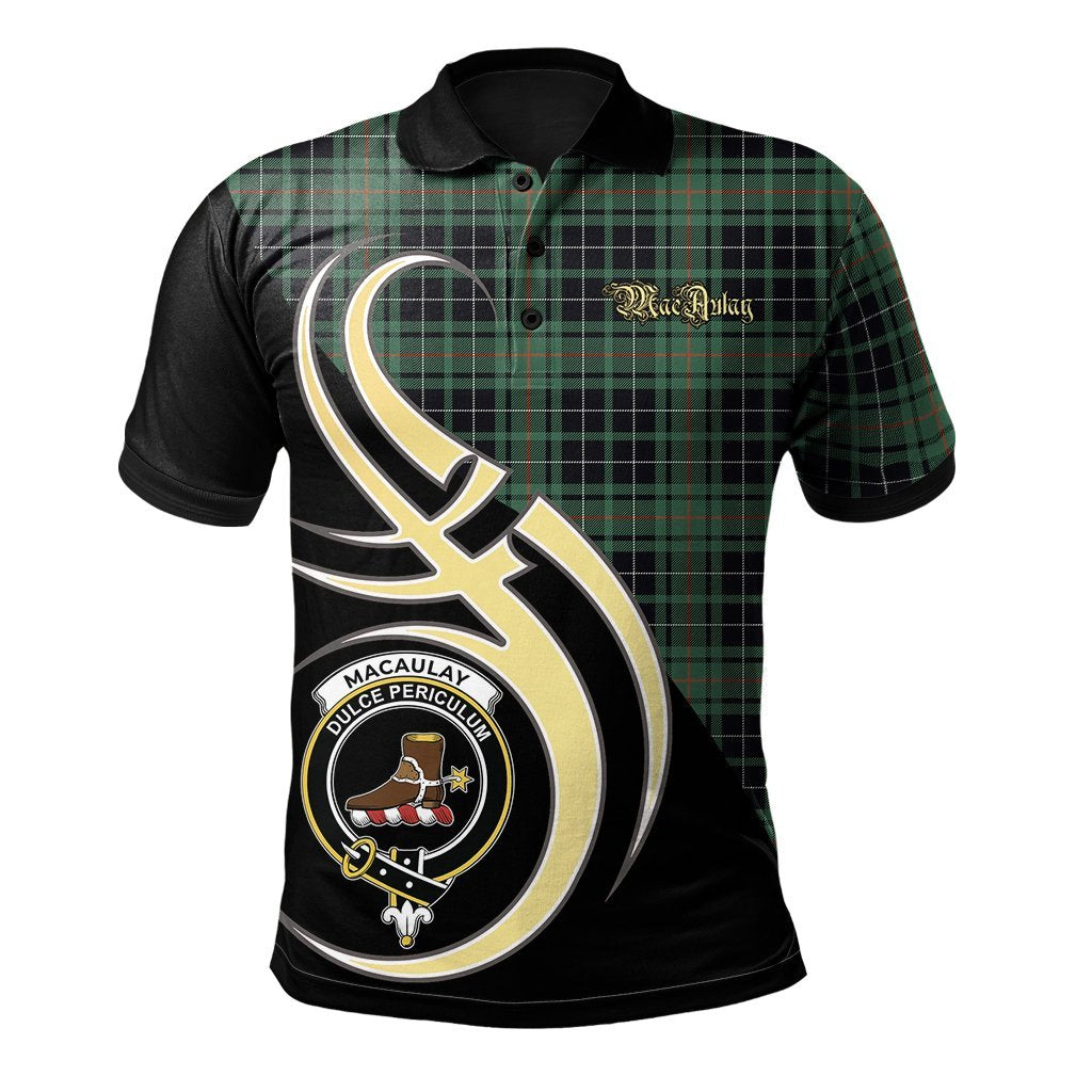 Clan MacAulay Hunting Ancient Tartan Polo Shirt - Believe In Me Style VG78 MacAulay Hunting Ancient Tartan Tartan Polo   