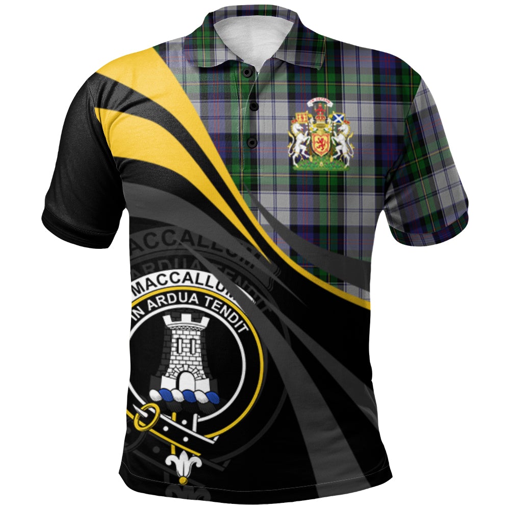 Clan MacCallum (Malcolm) Dress 03 Tartan Polo Shirt - Royal Coat Of Arms Style JU73 MacCallum (Malcolm) Dress 03 Tartan Tartan Polo   
