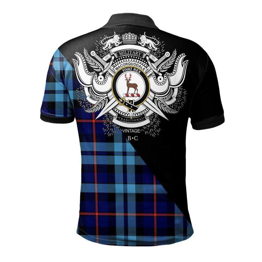 Clan MacCorquodale Clan - Military Polo Shirt JO85 MacCorquodale Tartan Tartan Polo   