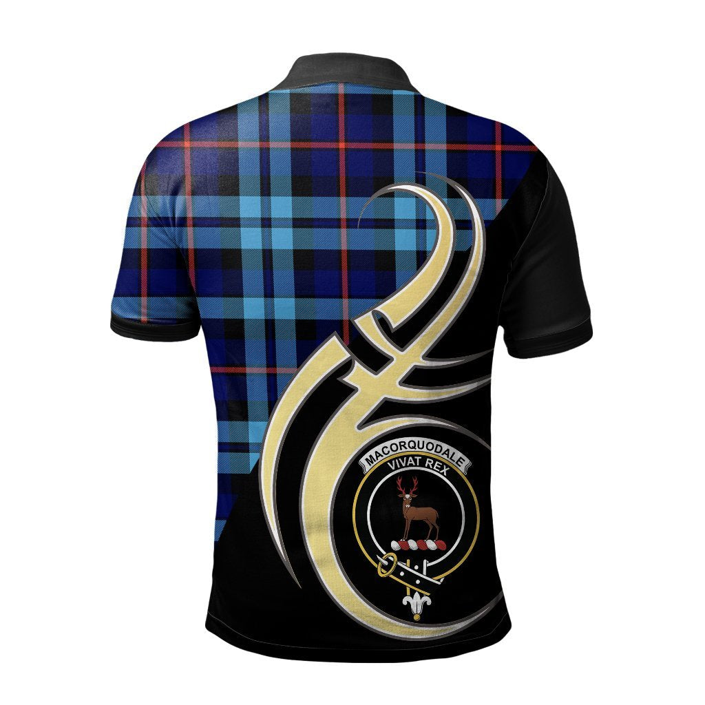 Clan MacCorquodale Tartan Polo Shirt - Believe In Me Style NH38 MacCorquodale Tartan Tartan Polo   