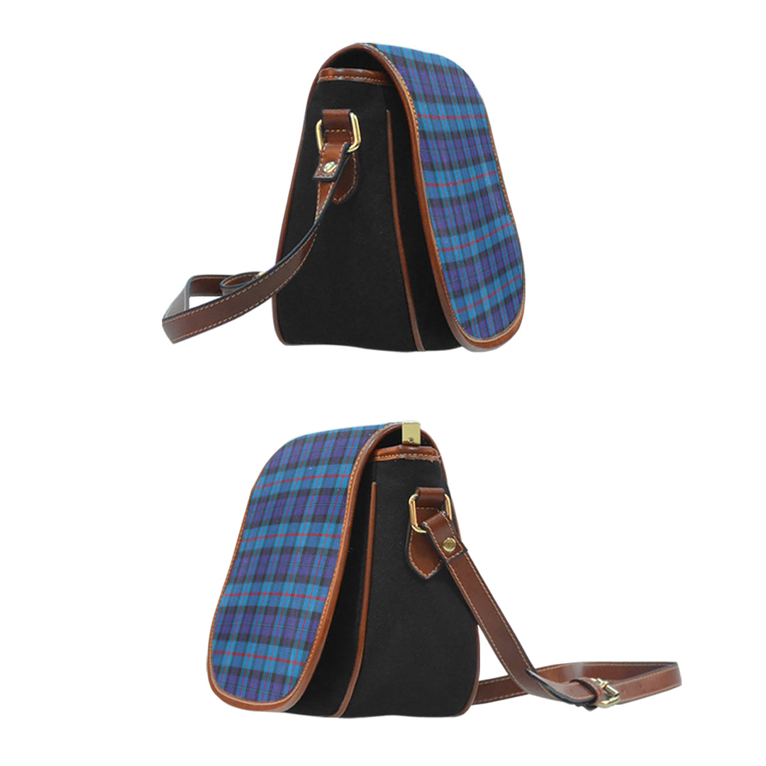Clan MacCorquodale 2 Tartan Saddle Handbags KA33 Clan MacCorquodale Tartan Today   