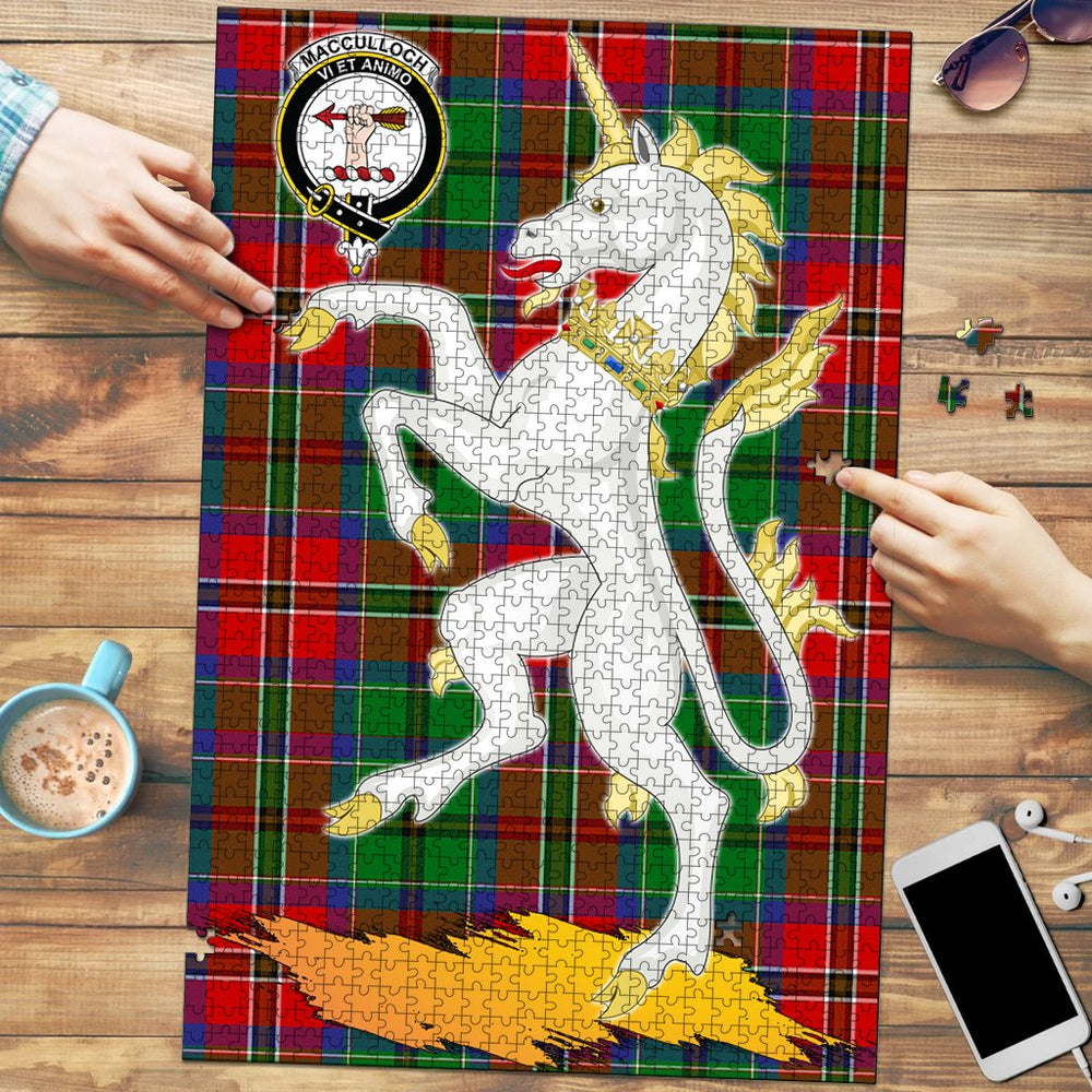 Clan MacCulloch Tartan Crest Unicorn Scotland Jigsaw Puzzles Gift For Family DP55 Clan Borthwick Tartan Today   