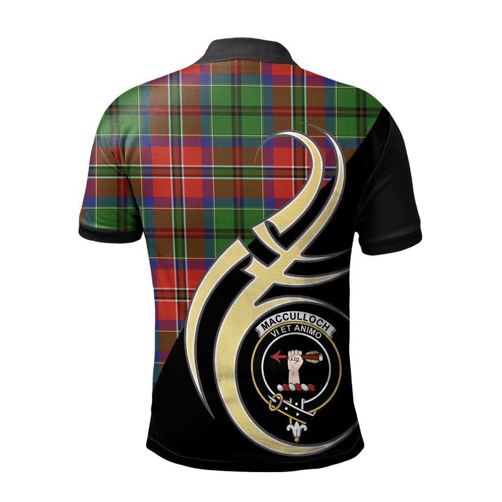 Clan MacCulloch Tartan Polo Shirt - Believe In Me Style MR79 MacCulloch Tartan Tartan Polo   