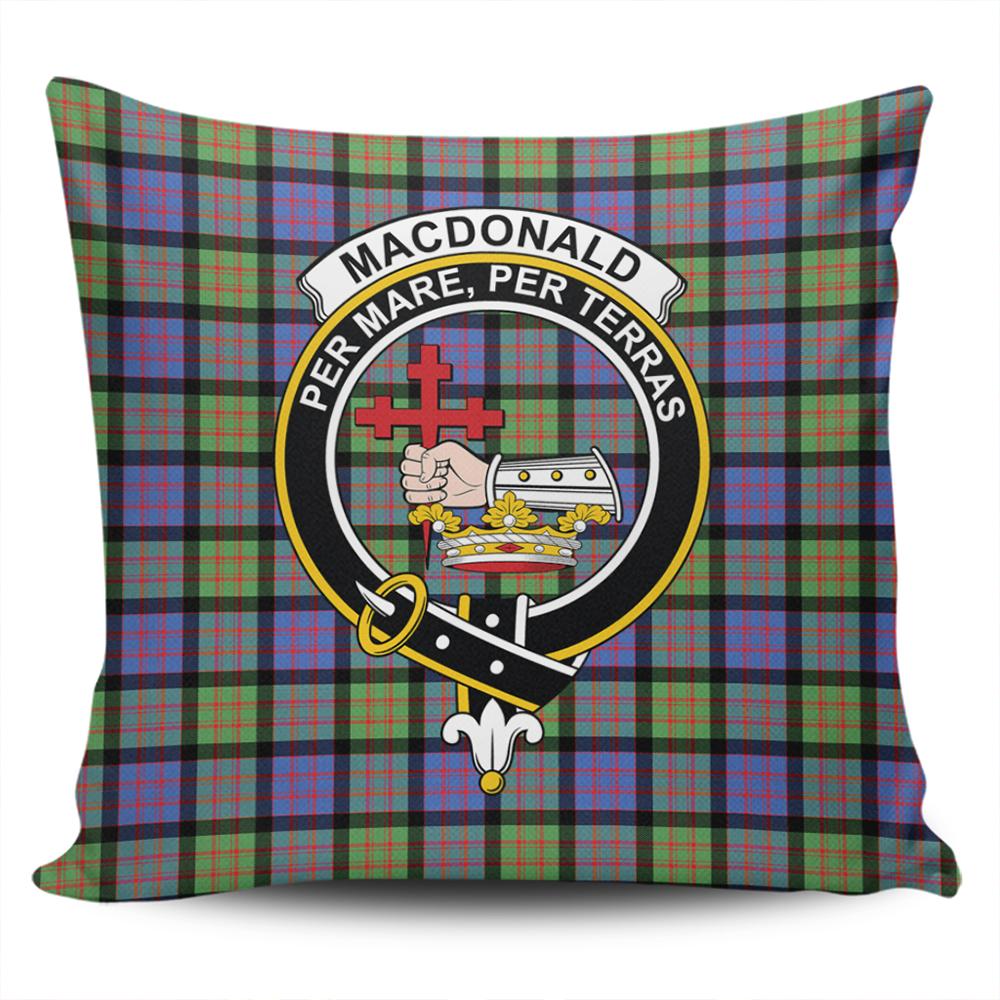 Clan MacDonald Ancient Tartan Crest Pillow Cover EO53 Clan MacDonald Tartan Today   