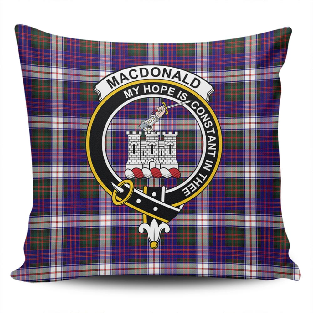 Clan MacDonald Dress Modern Tartan Crest Pillow Cover YE59 Clan MacDonald Tartan Today   