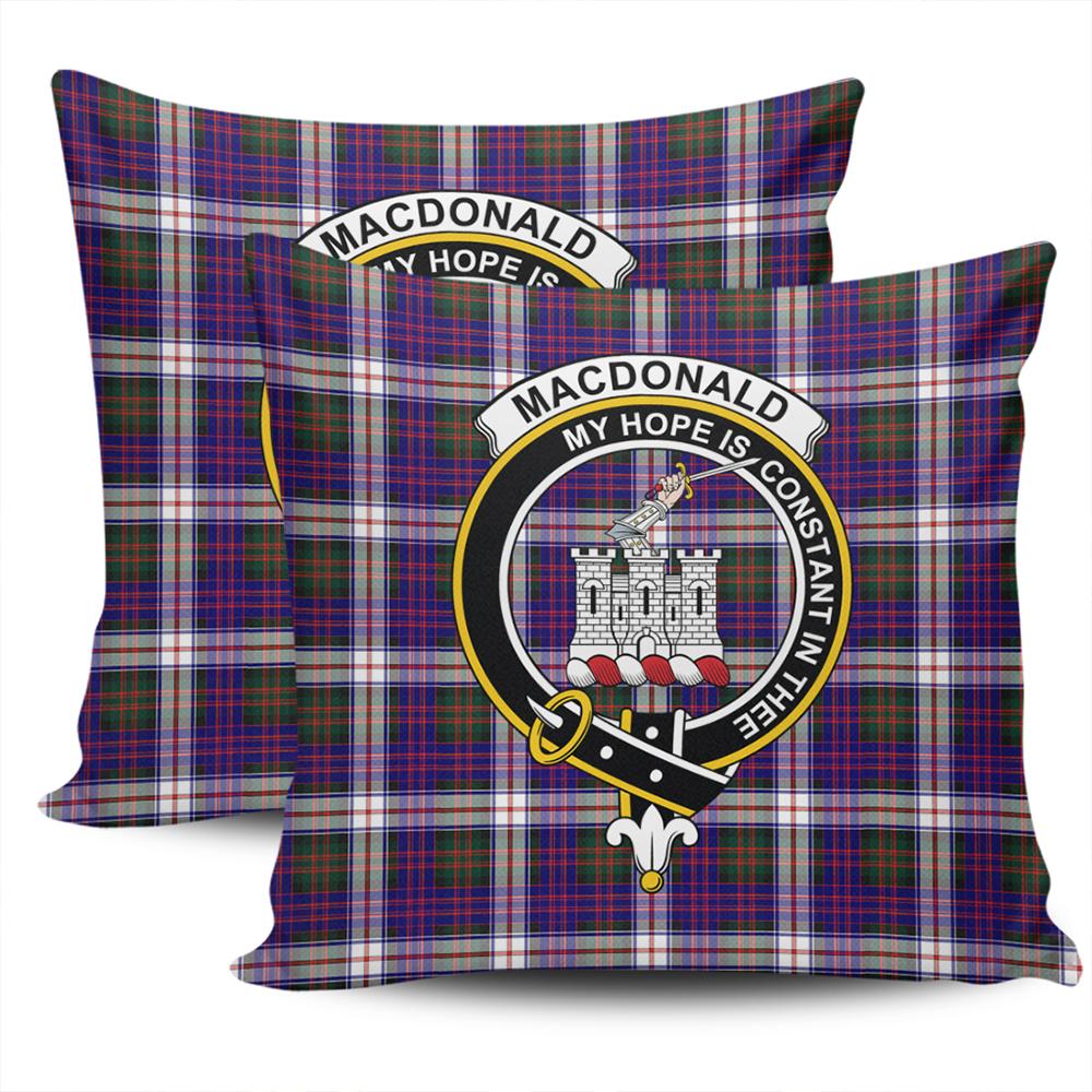 Clan MacDonald Dress Modern Tartan Crest Pillow Cover YE59 Clan MacDonald Tartan Today   