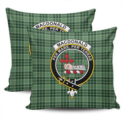 Clan MacDonald Lord of the Isles Hunting Tartan Crest Pillow Cover NU94 Clan MacDonald Tartan Today   