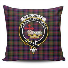 Clan MacDonald Modern Tartan Crest Pillow Cover CL60 Clan MacDonald Tartan Today   