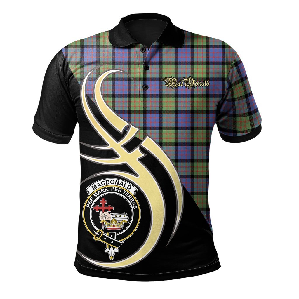 Clan MacDonald Ancient Tartan Polo Shirt - Believe In Me Style KD95 MacDonald Ancient Tartan Tartan Polo   