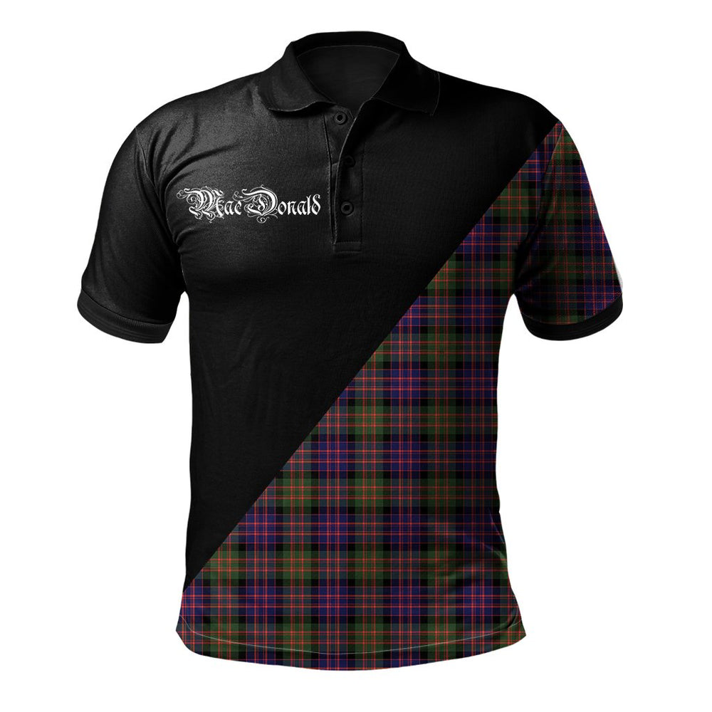 Clan MacDonald Modern Clan - Military Polo Shirt DY86 MacDonald Modern Tartan Tartan Polo   