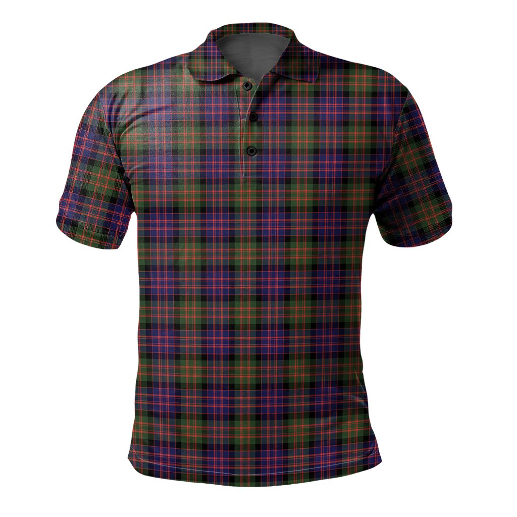 Clan MacDonald Modern Tartan Polo Shirt GJ61 MacDonald Modern Tartan Tartan Polo   