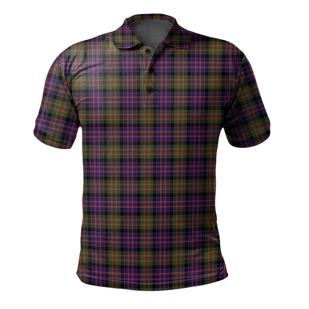 Clan MacDonald Modern Tartan Polo Shirt GJ61 MacDonald Modern Tartan Tartan Polo   