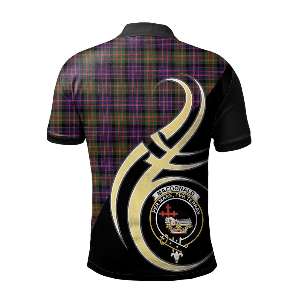 Clan MacDonald Modern Tartan Polo Shirt - Believe In Me Style QJ54 MacDonald Modern Tartan Tartan Polo   