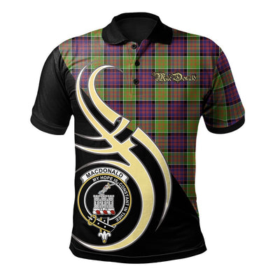 Clan MacDonald of Clanranald Tartan Polo Shirt - Believe In Me Style