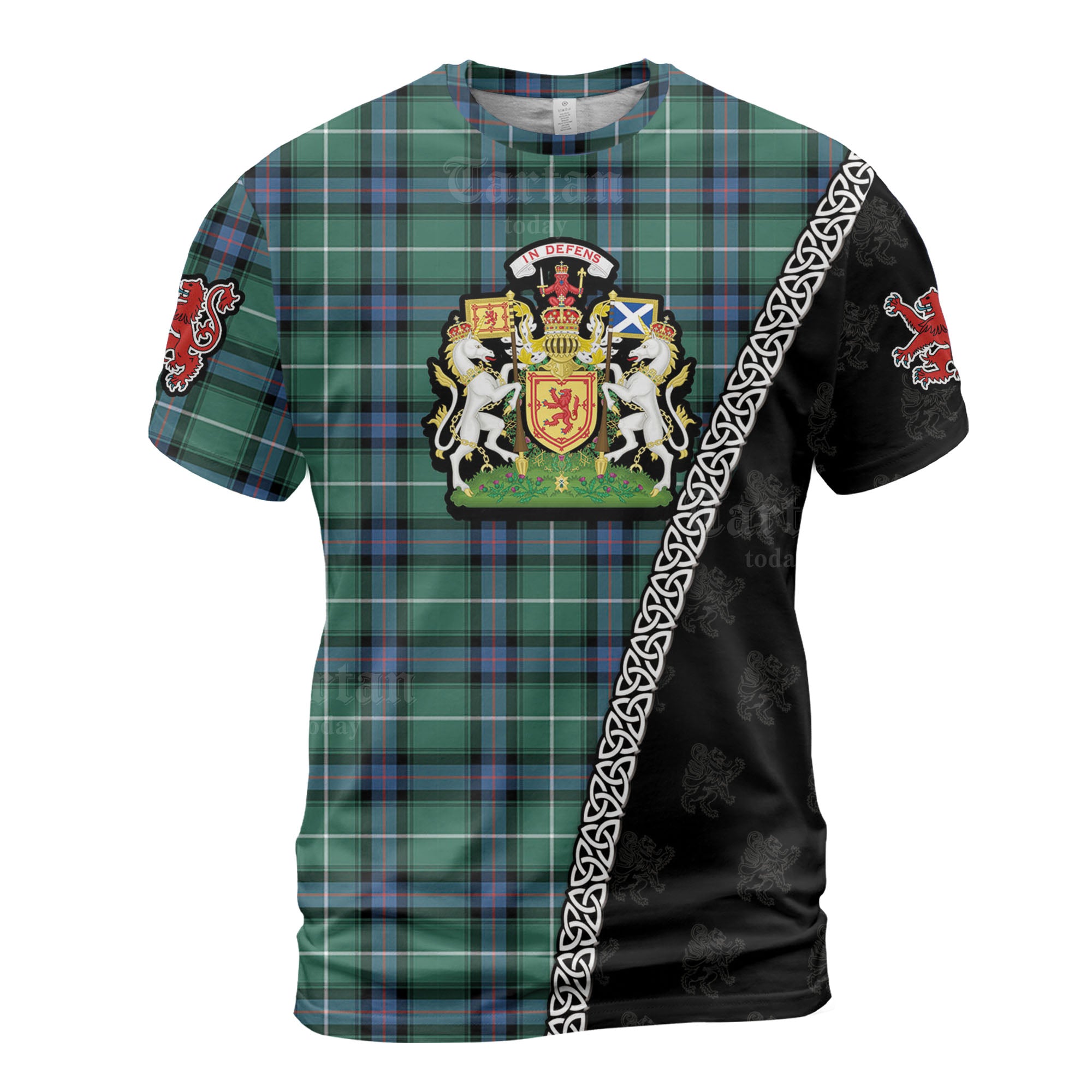 Personalized Clan MacDonald of the Isles Hunting Ancient Tartan Shirt with Scotland Coat of Arms & Custom Name II42