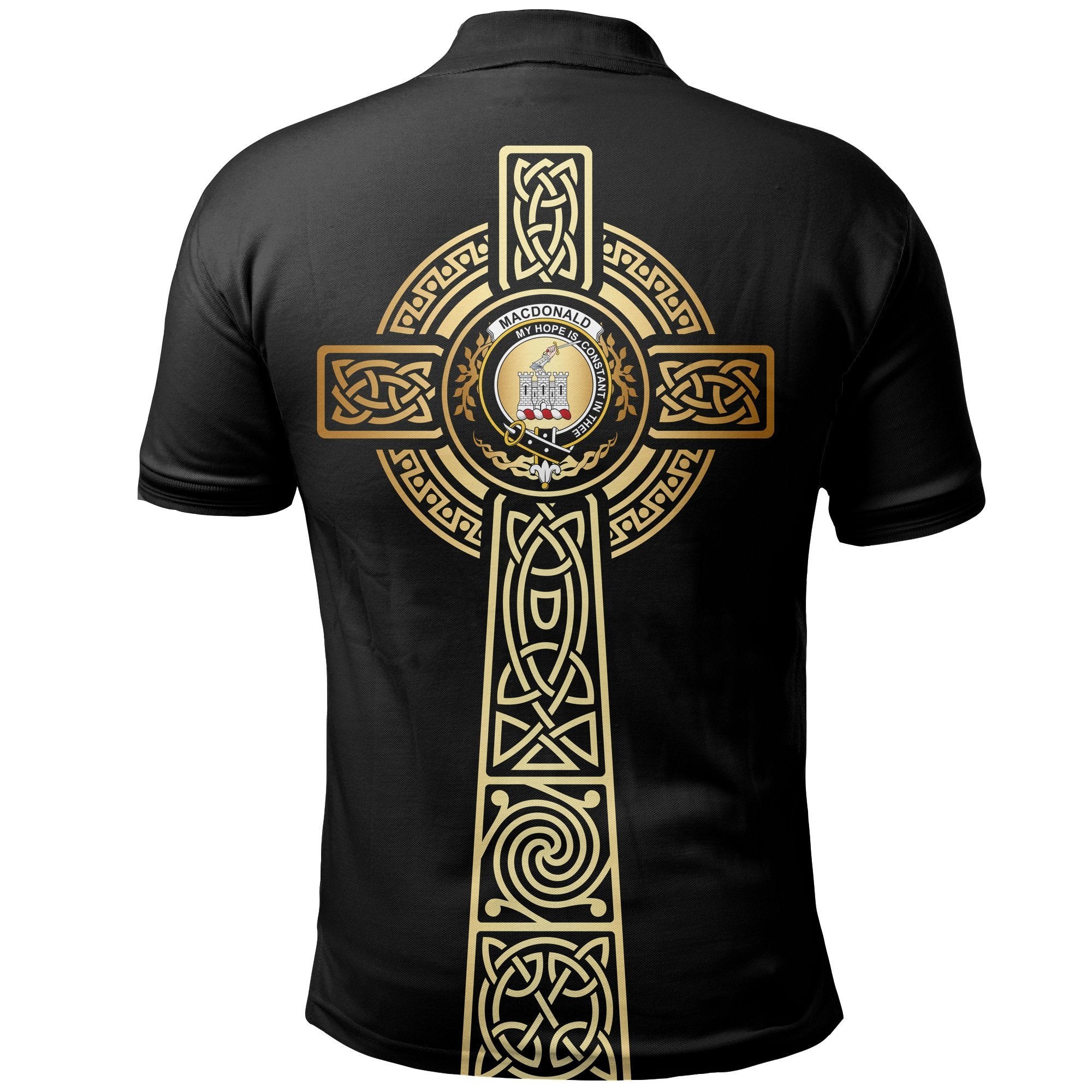 Clan MacDonald (Clan Ranald) Clan Unisex Polo Shirt - Celtic Tree Of Life TV45 MacDonald (Tartan Ranald) Tartan Tartan Polo   
