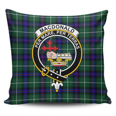Clan MacDonald of the Isles Hunting Modern Tartan Crest Pillow Cover MV11 Clan MacDonald Tartan Today   
