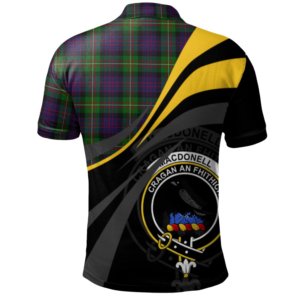 Clan MacDonell of Glengarry 03 Tartan Polo Shirt - Royal Coat Of Arms Style CM28 MacDonell of Glengarry 03 Tartan Tartan Polo   