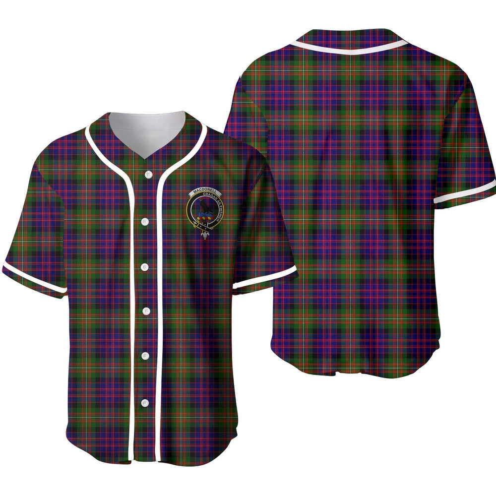 Clan MacDonell of Glengarry Tartan Unisex Baseball Jersey ED87AS29 Clan Glen Tartan Today   