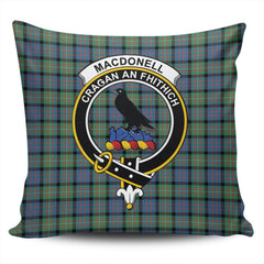 Clan MacDonnell of Glengarry Ancient Tartan Crest Pillow Cover ZV28 Clan Glen Tartan Today   