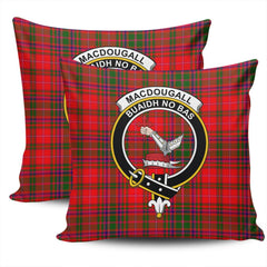 Clan MacDougall Modern Tartan Crest Pillow Cover WF65 Clan MacDougall Tartan Today   