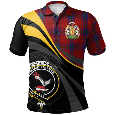 Clan MacDougall 01 Tartan Polo Shirt - Royal Coat Of Arms Style CJ17