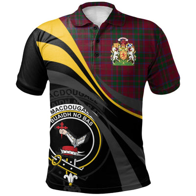 Clan MacDougall 05 Tartan Polo Shirt - Royal Coat Of Arms Style ZG28
