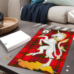 Clan MacDowall Tartan Crest Unicorn Scotland Jigsaw Puzzles Gift For Family QO22 Clan MacDowall Tartan Today   