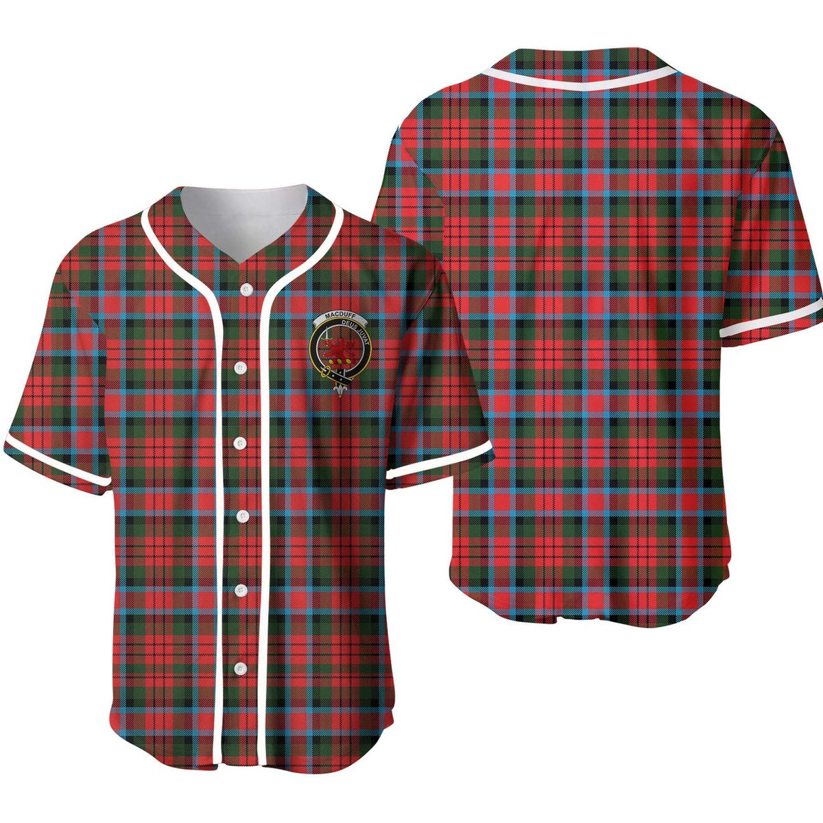Clan MacDuff Tartan Unisex Baseball Jersey YN34QU27 Clan MacDuff Tartan Today   