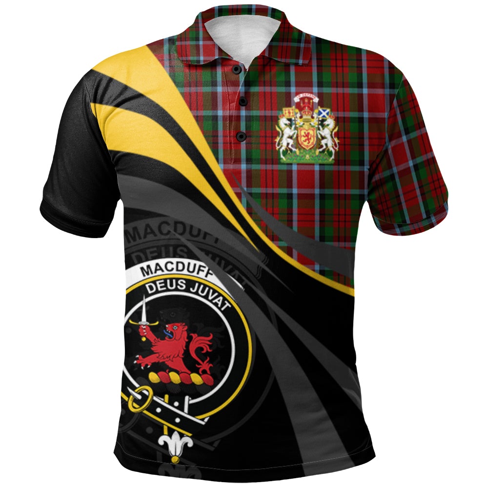 Clan MacDuff 06 Tartan Polo Shirt - Royal Coat Of Arms Style NV31 MacDuff 06 Tartan Tartan Polo   