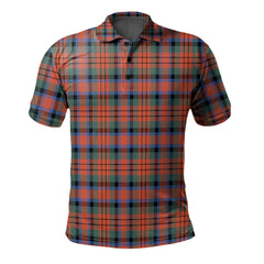 Clan MacDuff Ancient Tartan Polo Shirt QE76 MacDuff Ancient Tartan Tartan Polo   
