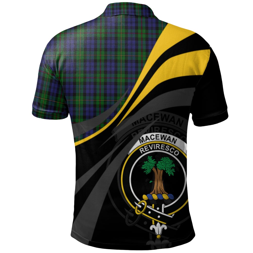Clan MacEwen - MacEwan 01 Tartan Polo Shirt - Royal Coat Of Arms Style WB83 MacEwen - MacEwan 01 Tartan Tartan Polo   