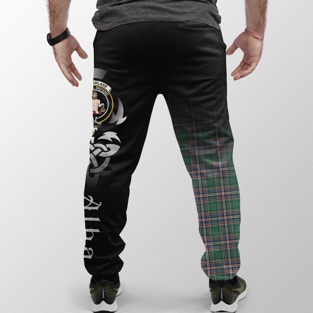Clan MacFarlane Hunting Ancient Tartan Crest Jogger Sweatpants  Alba Celtic Style ZL92 Clan MacFarlane Tartan Today   