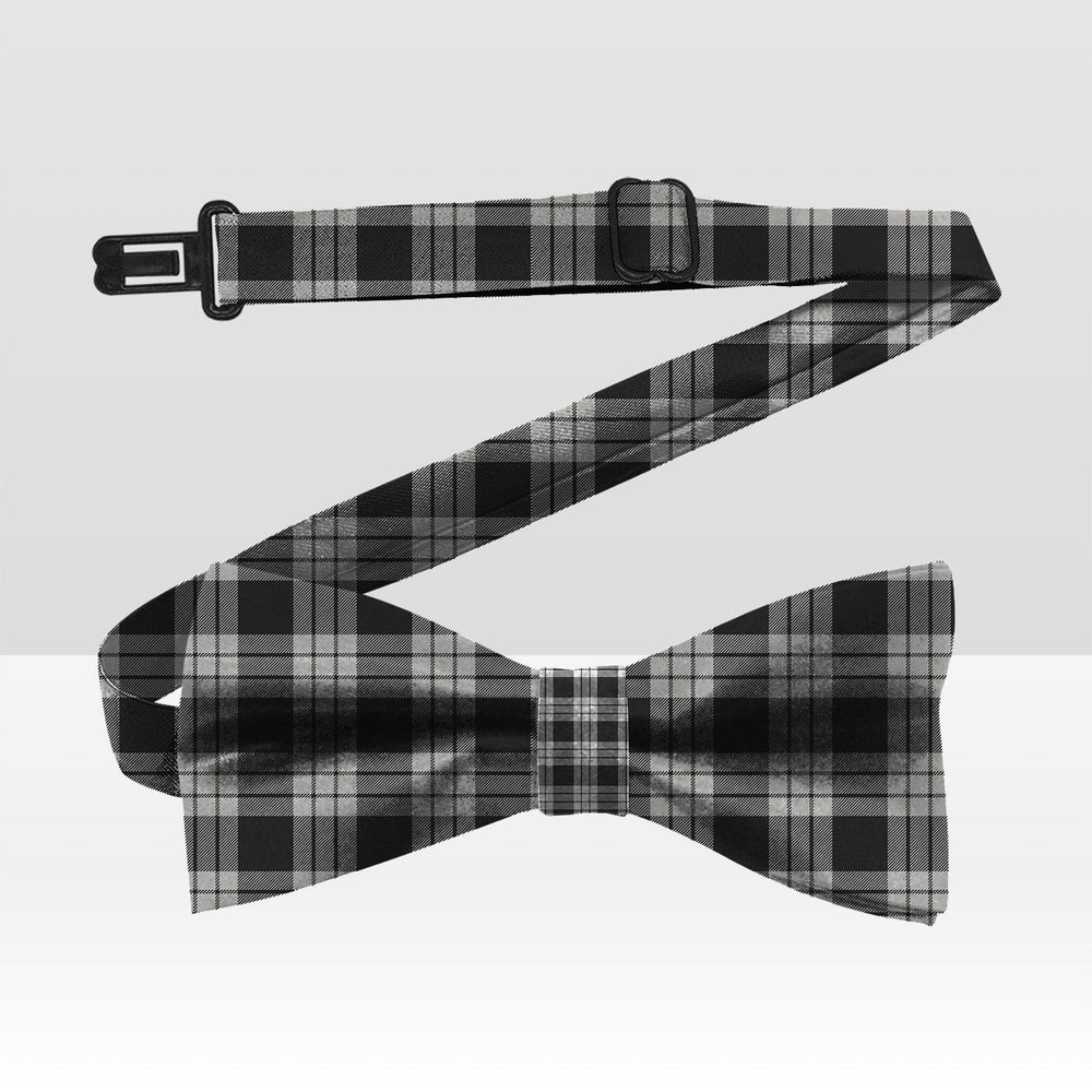 Clan MacFarlane Black White Ancient Tartan Bow Tie QR69 Clan MacFarlane Tartan Today   