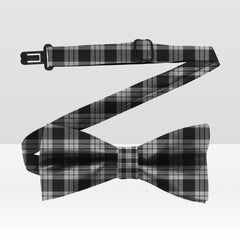 Clan MacFarlane Black White Ancient Tartan Bow Tie QR69 Clan MacFarlane Tartan Today   