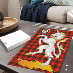 Clan MacFie Tartan Crest Unicorn Scotland Jigsaw Puzzles Gift For Family KO21 Clan MacPhee_MacFie Tartan Today   