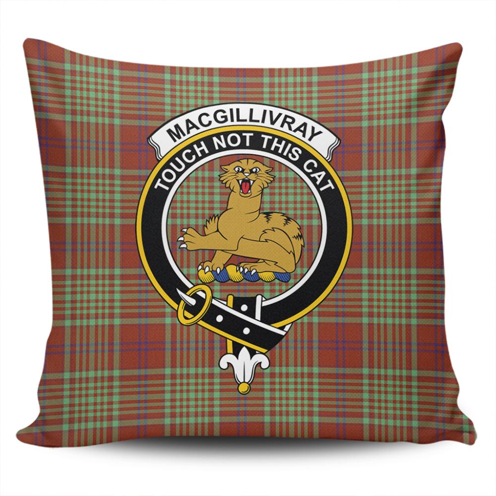 Clan MacGillivray Hunting Ancient Tartan Crest Pillow Cover GW13 Clan MacGillivray Tartan Today   