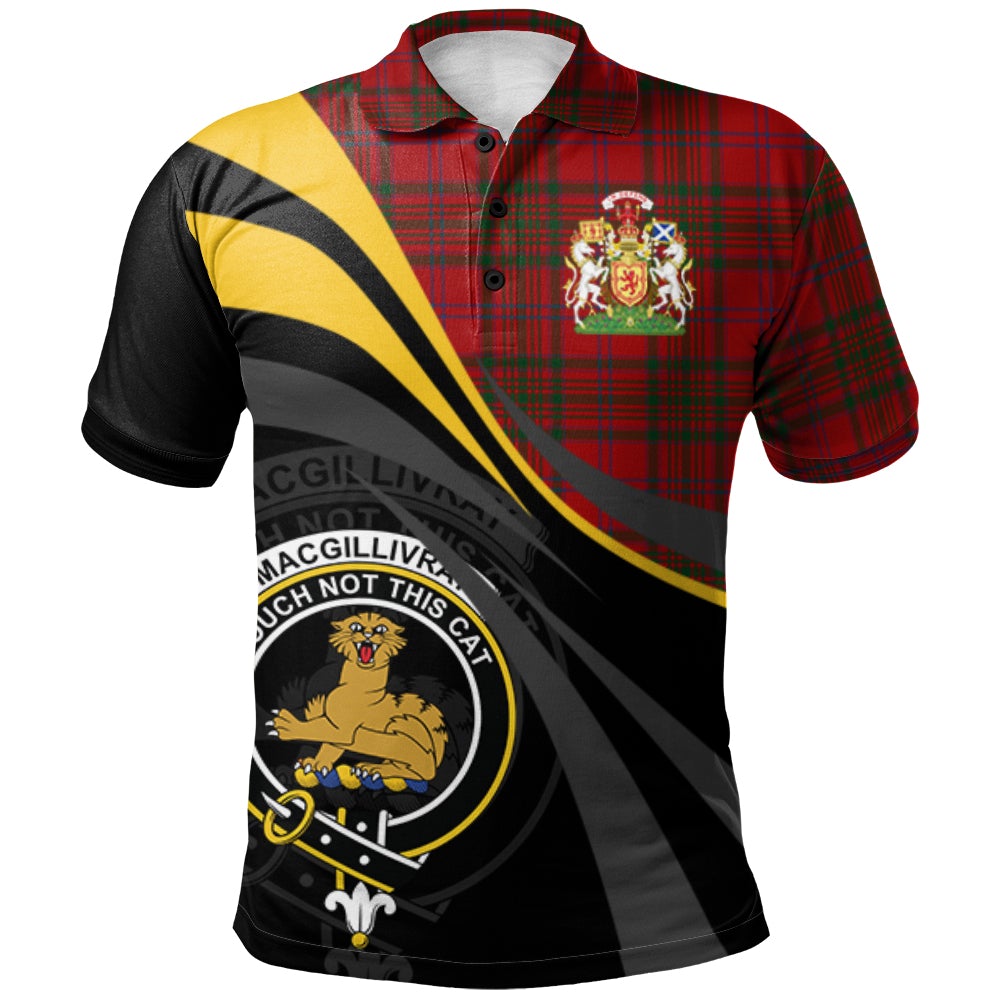 Clan MacGillivray 03 Tartan Polo Shirt - Royal Coat Of Arms Style CM46 MacGillivray 03 Tartan Tartan Polo   