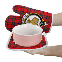 Clan MacGillivray Modern Tartan Crest Oven Mitt And Pot Holder (2 Oven Mitts + 1 Pot Holder) QR96 Clan MacGillivray Tartan Today   