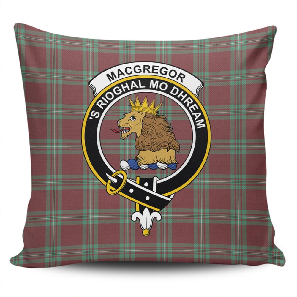 Clan MacGregor Hunting Ancient Tartan Crest Pillow Cover GO37 Clan MacGregor Tartan Today   