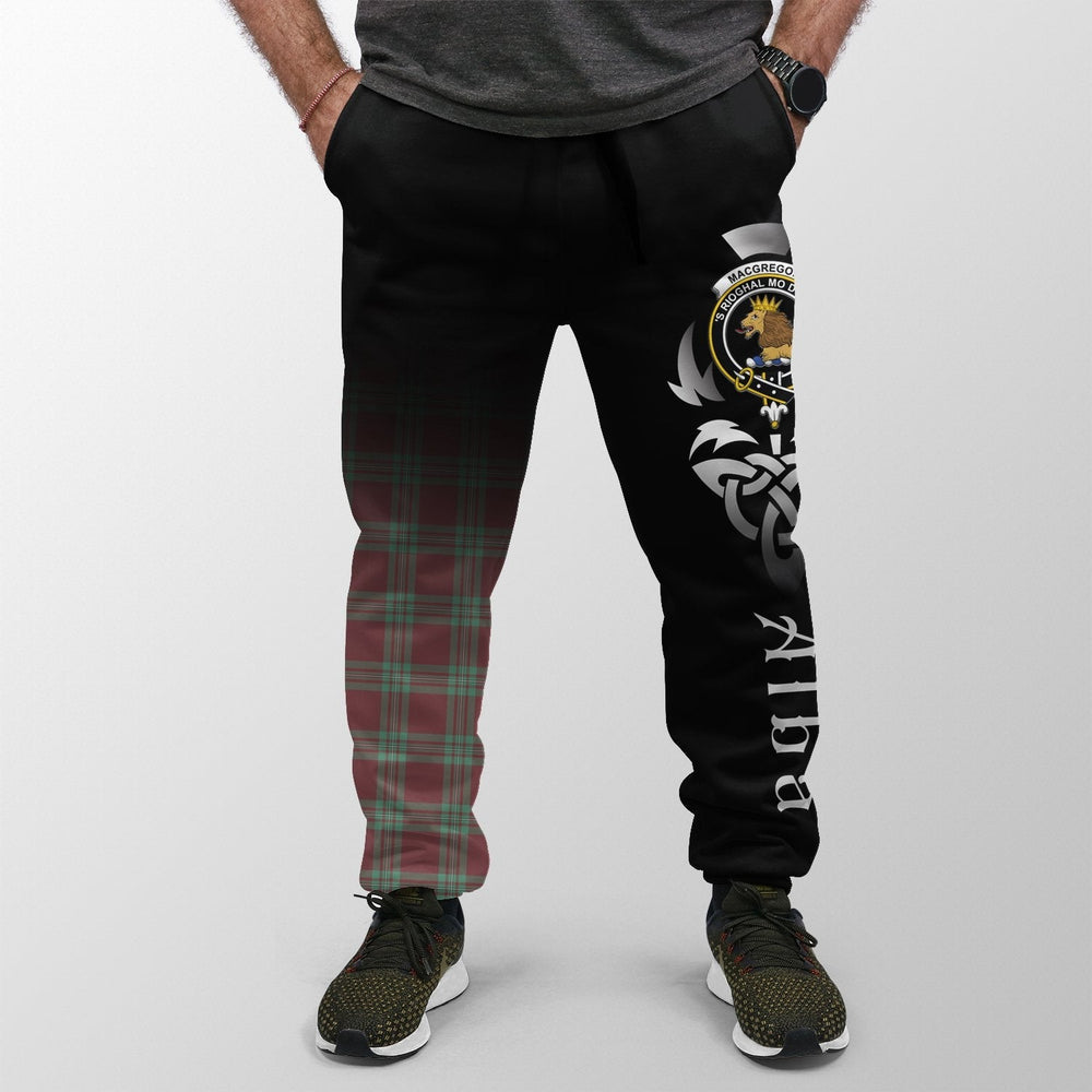 Clan MacGregor Hunting Ancient Tartan Crest Jogger Sweatpants  Alba Celtic Style RD27 Clan MacGregor Tartan Today   