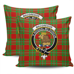 Clan MacGregor Modern Tartan Crest Pillow Cover HR41 Clan MacGregor Tartan Today   