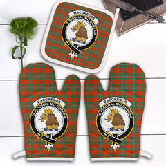 Clan MacGregor Ancient Tartan Crest Oven Mitt And Pot Holder (2 Oven Mitts + 1 Pot Holder) SO99 Clan MacGregor Tartan Today   